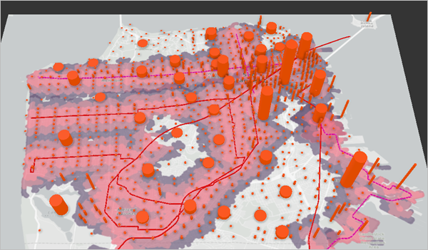 Toggling between layer visibilities