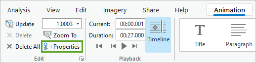 Open the Properties pane