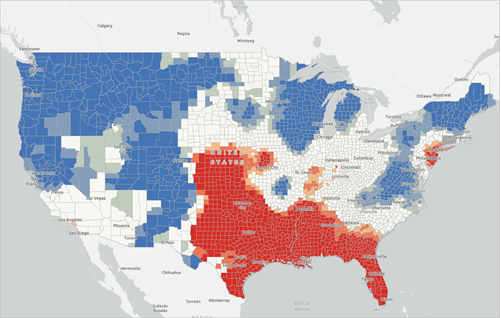 Hot spots layer