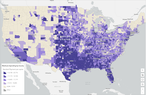 Quantile map