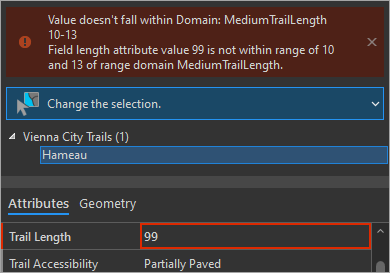 Valor de Trail Length actualizado