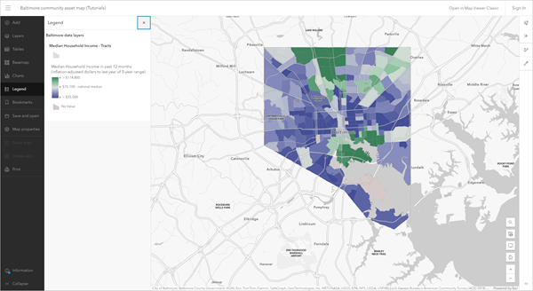 Mapa en Map Viewer