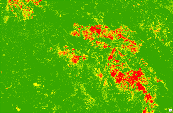 Capa de resultados Burn_Severity