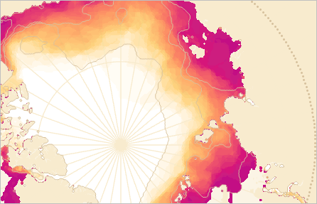 Mapa con solo tres líneas de referencia