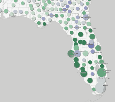 Florida en el mapa