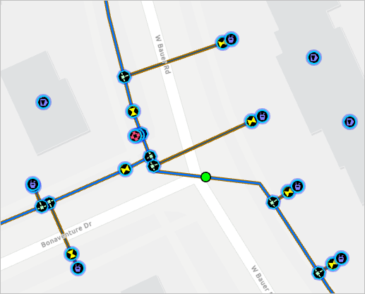 Ubicación de inicio en el mapa