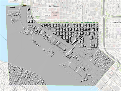 Capa de sombreado en el mapa