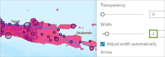 Propiedades de símbolo de anchura