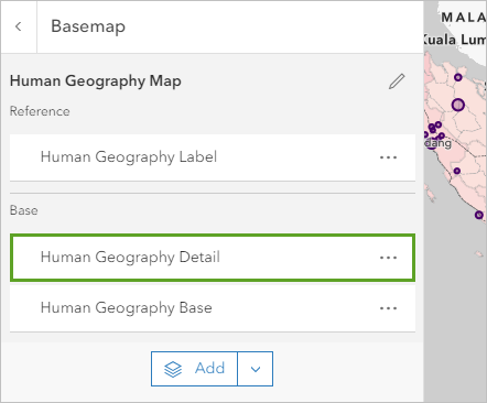 Capa Human Geography Detail en la categoría Base