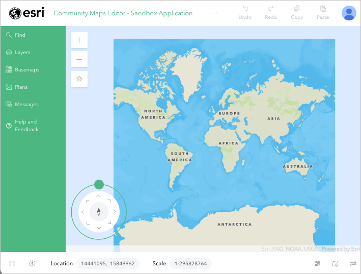 Aplicación de espacio aislado Editor