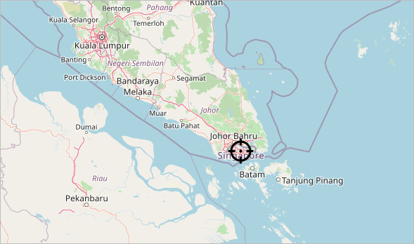 Extensión de mapa tras saltar a Singapur