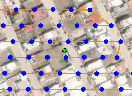 Símbolo de control en el mapa