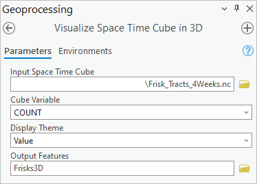 Herramienta Visualizar cubo de espacio-tiempo en 3D