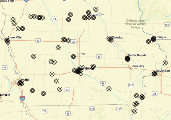 Instalaciones de Iowa