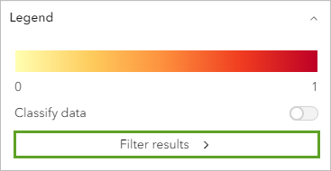 Botón Filtrar resultados