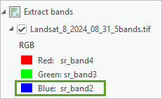 Banda azul establecida en sr_band2