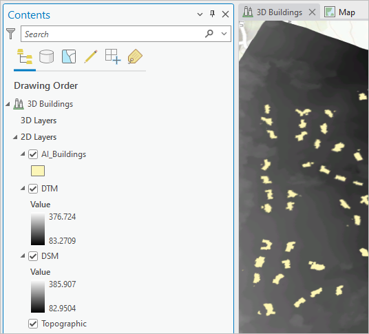 Datasets agregados al mapa.