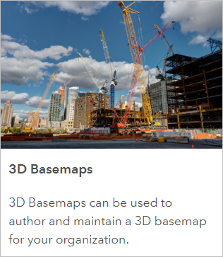 ArcGIS Solutions 3D Basemaps