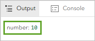 El resultado de la prueba es 10.