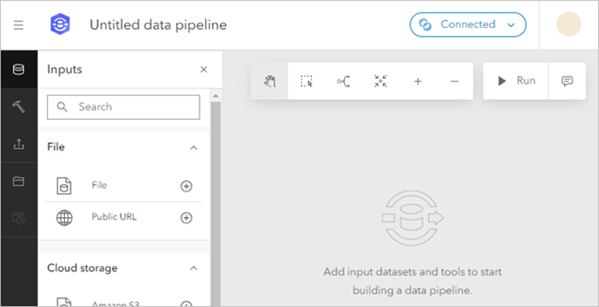 Editor de Data Pipelines