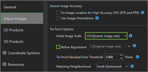 Keypoints Image Scale con el ajuste Rapid