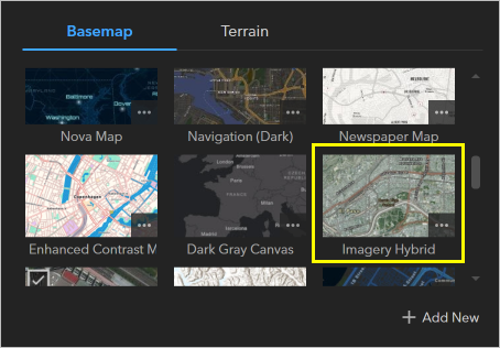 Galería de mapas base