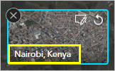 Cambiar el nombre del marcador a Nairobi, Kenia