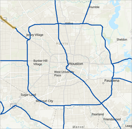 Mapa de rutas de evacuación ante huracanes