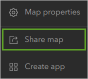 Botón Compartir mapa