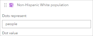 Los puntos del mapa representan personas.