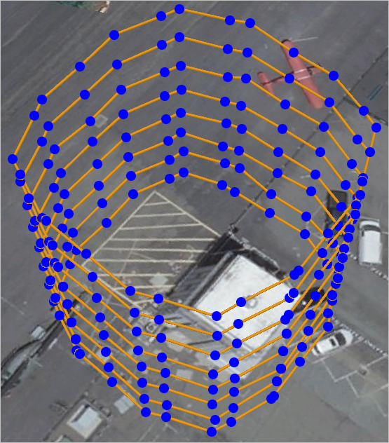 Ubicación de las imágenes de drones