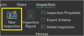 Botón Nueva inspección