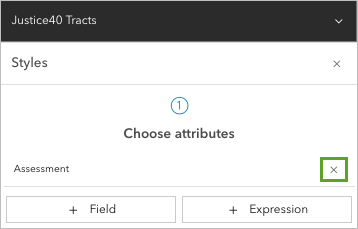 Eliminar atributo del panel Estilos