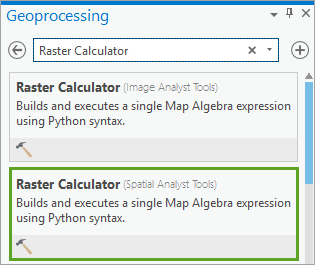 Buscar Calculadora ráster