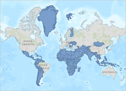 Mapa con filtro de capa aplicado