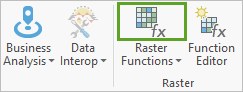 Botón Funciones ráster