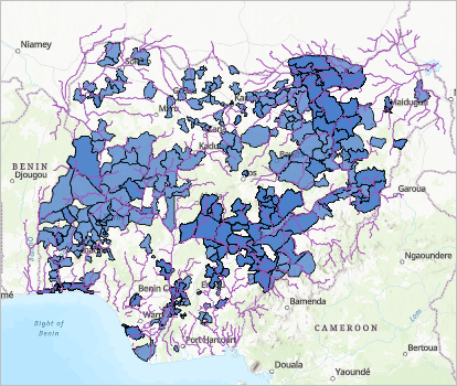 Mapa de Nigeria