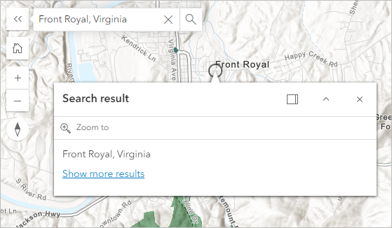 Front Royal, Virginia en el mapa