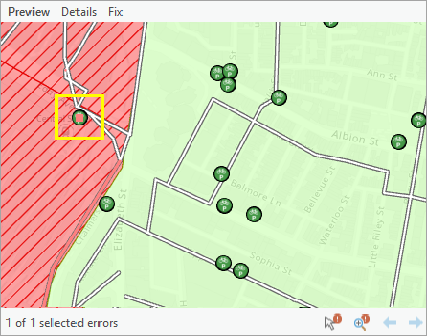 Mapa del error