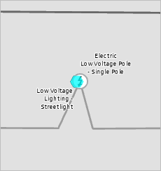 Poste seleccionado en el mapa