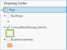 Symbole de la couche CensusBlockGroups_Enrich.