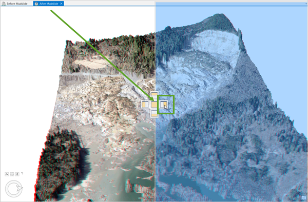 Positionnement de la scène After Mudslide