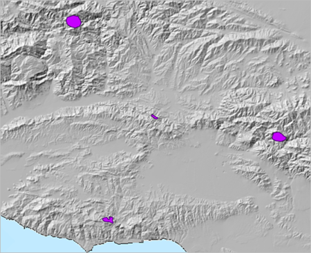 Couche Hillshade_Elevation affichée sur la carte