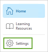 Cliquez sur Settings (Paramètres).