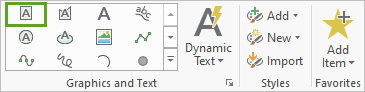 Texte dans un rectangle dans la bibliothèque Graphics and Text (Graphiques et texte)