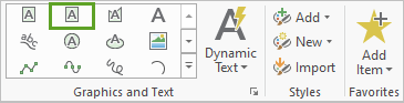 Texte dans un rectangle dans la bibliothèque Graphics and Text (Graphiques et texte)