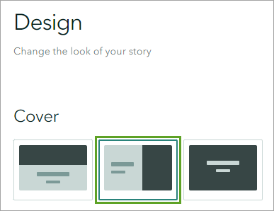 Option de couverture Side-by-side (Côte à côte)