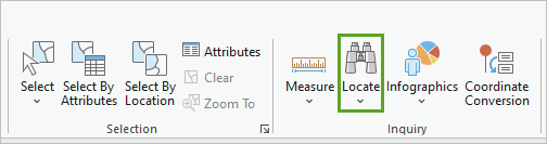 Bouton Locate (Localiser)