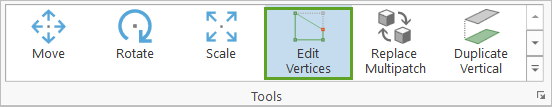Outil Edit Vertices (Modifier des sommets)
