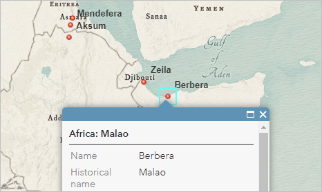 Nouvelle fenêtre contextuelle de Berbera